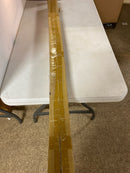Signature Hardware 466743 66" Straight Brass Shower Rod - Brushed Gold