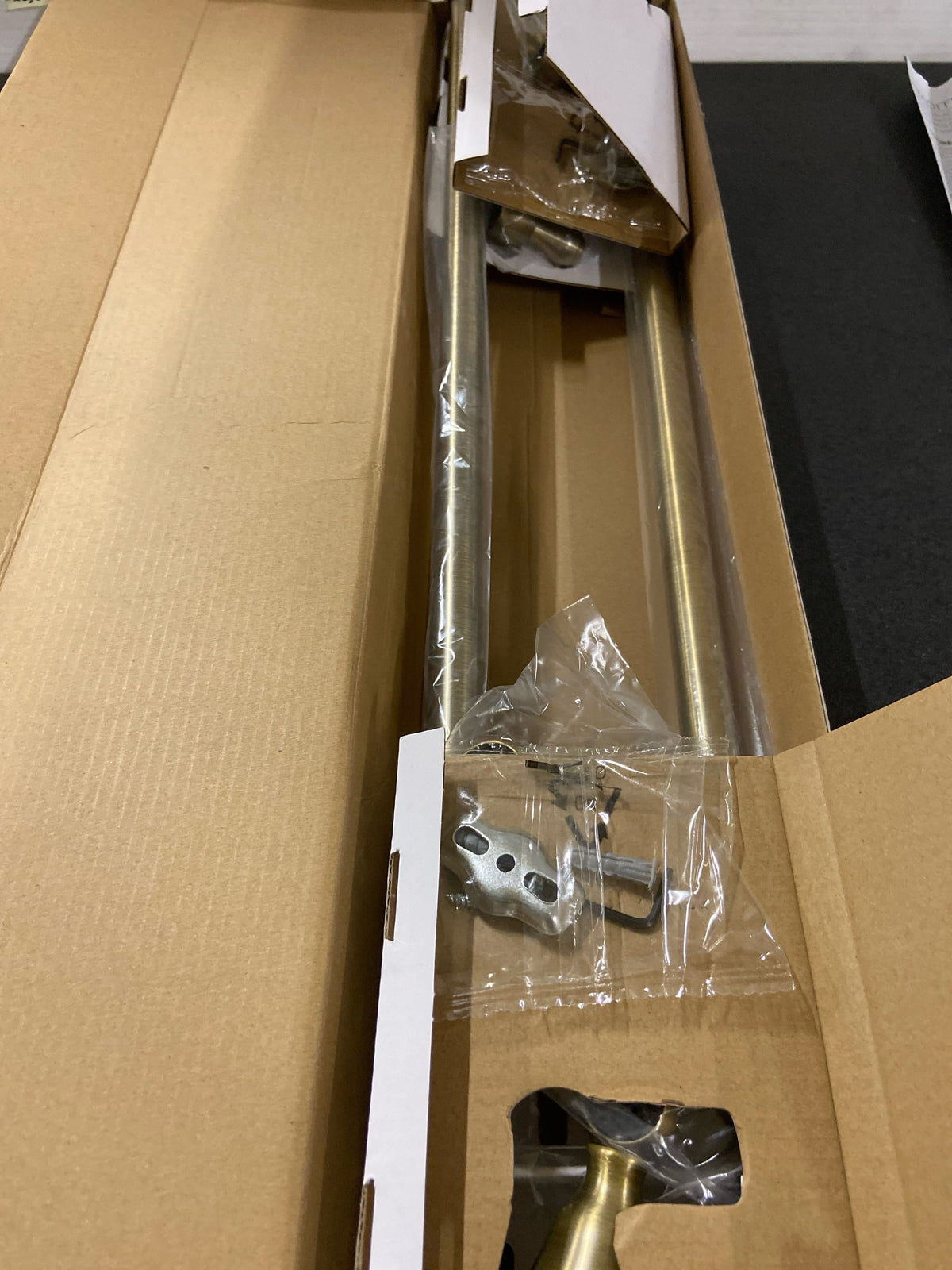 Signature Hardware 498189 Traditional 26-3/4" Towel Bar - Aged Brass