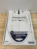 Kohler K-4636-RL-0 Cachet Elongated Closed-Front Toilet Seat with Soft Close and Quick Release - White