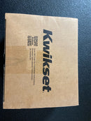 Kwikset 720MIL SQT 514 6AL RCS Milan Matte Black Square Hall/Closet Reversible Door Handle