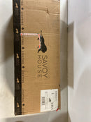 Savoy house 8-4030-4-11 Octave 28.75 in. W x 9 in. H 4-Light Polished Chrome Bathroom Vanity Light with Clear Glass Shades