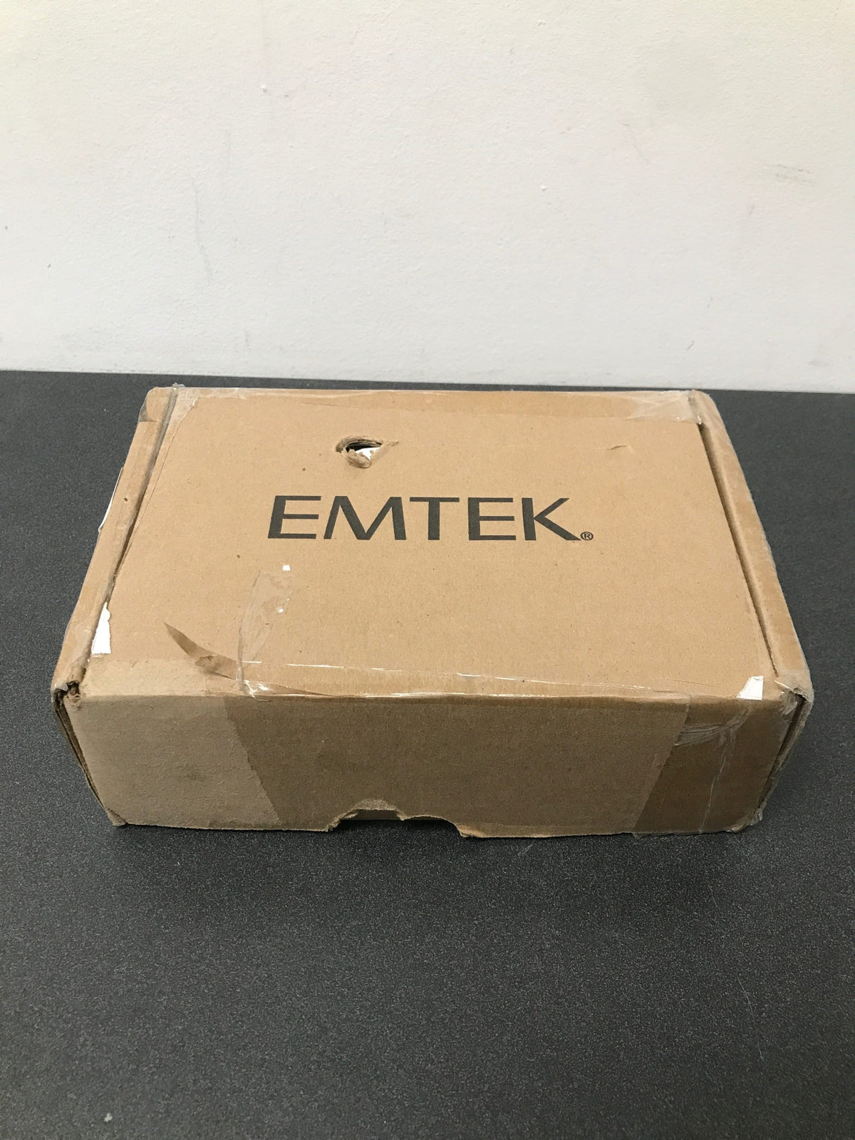 Emtek 2155US4138 Narrow Modern Rectangular 7-1/4 Inch Privacy Mortise Pocket Door Lock for 1-3/8" Thick Doors - Satin Brass
