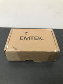 Emtek 2155US4138 Narrow Modern Rectangular 7-1/4 Inch Privacy Mortise Pocket Door Lock for 1-3/8" Thick Doors - Satin Brass