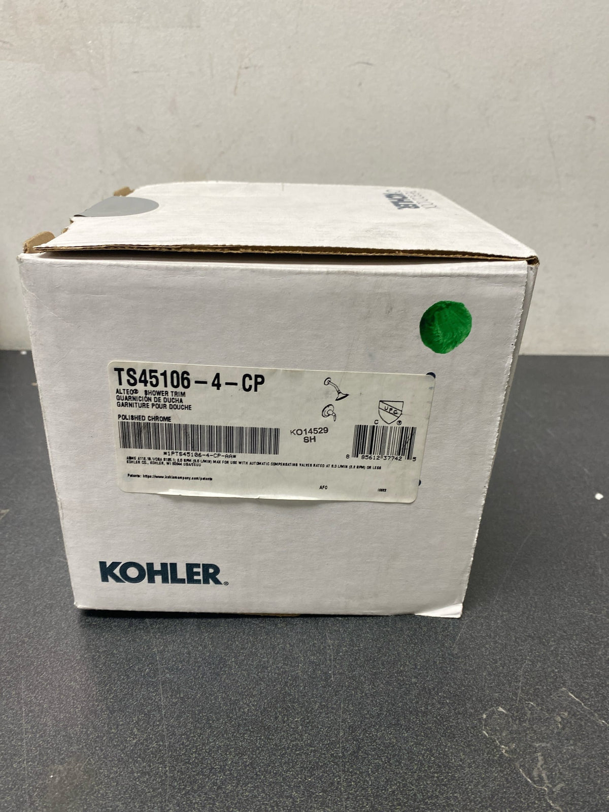 Kohler K-TS45106-4-CP Alteo Single Function Shower Head with Pressure Balance Shower Valve Trim - Less Valve - Polished Chrome
