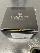 Signature Hardware 483692 3-1/2" Garbage Disposal Flange with Basket Strainer - Fits Sinks Up to 5/8" Thick - Satin Copper