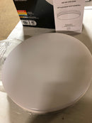 Commercial electric 92055 Flexinstall LED 12 in. White Edge to Edge Lens Recessed Ceiling Light for Home with 5CCT + DuoBright Dimming