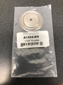 Alno A1504-SN Venetian 1-5/8 Inch Diameter Cabinet Knob Backplate Rosette - Satin Nickel