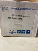 Justice Design Group CER-3035-BIS Ambiance 6" Tall LED Wall Sconce - Bisque