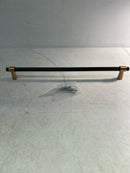 Amerock BP36983FBCZ Mergence 12-5/8 in. (320 mm) Center-to-Center Matte Black/Champagne Bronze Bar Cabinet Pull