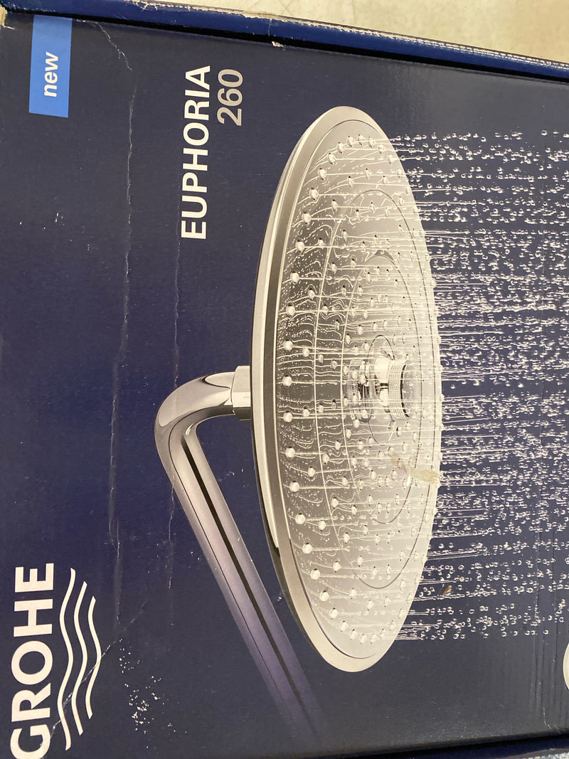 Grohe 26456000 Grohtherm Euphoria 260 1.8 GPM Multi Function Shower Head with EcoJoy, DreamSpray, and SpeedClean - Starlight Chrome