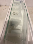 Signature Hardware 296442 Ceeley 24" Tempered Glass Bathroom Shelf - Chrome