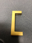 Belwith Keeler B077987BGB Coventry 3" Center to Center Square Grip Cabinet Handle / Drawer Pull - Brushed Golden Brass