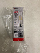 Satco S21344 5.5-Watt LED E26 Light Bulb, 2700K, 15000 Hour Rating, Dimmable