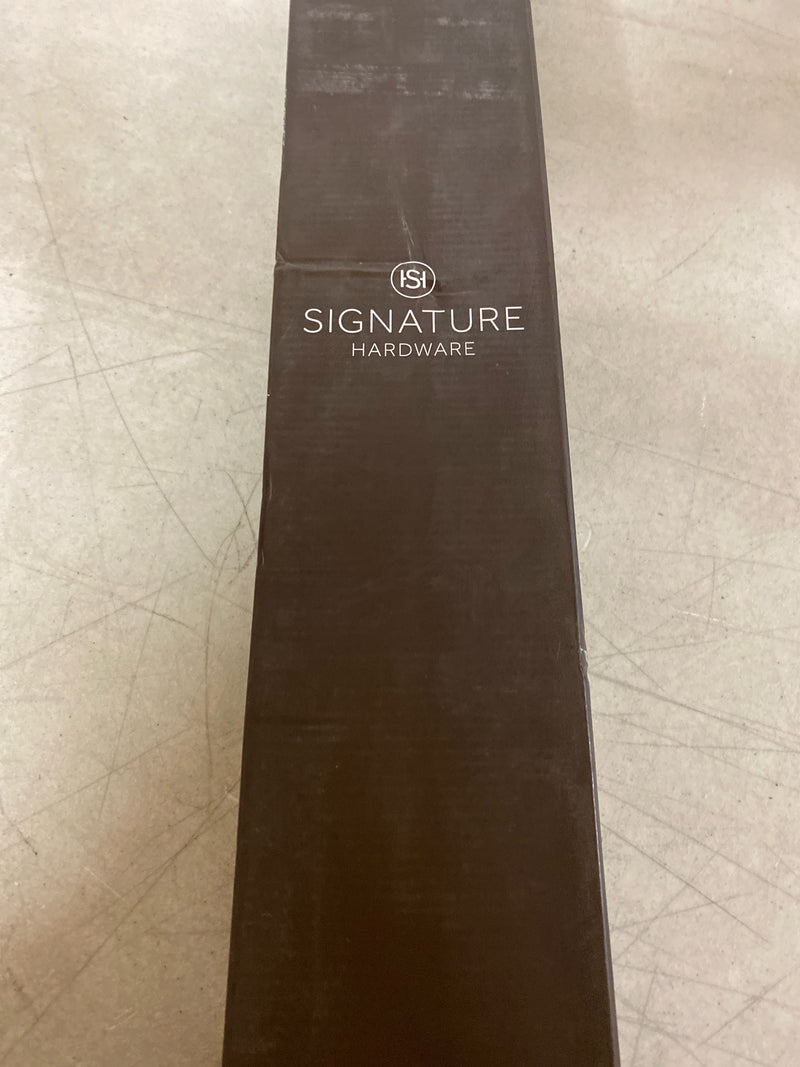 Signature Hardware 480494 Beasley 24" Towel Bar - Brushed Nickel