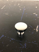 Top Knobs M1121 Bergen 1-1/4 Inch Mushroom Cabinet Knob from the Dakota Collection - Polished Chrome