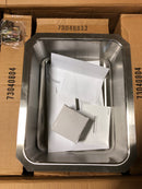 Elkay ELUH1814PD Lustertone Classic 21 in. Undermount Single Bowl 18-Gauge Stainless Steel Kitchen Sink w/ Accessories