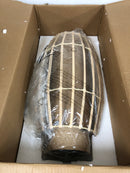 Minka lavery 1104-66A Watermill 100-Watt 1-Light Black Shaded Pendant Light with Etched Opal Glass and Natural Wicker Shade