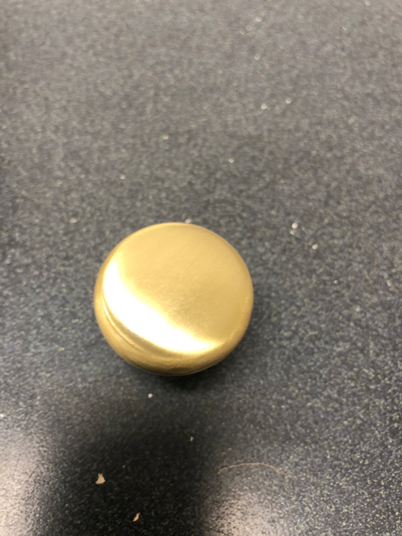 Baldwin 4706044BIN Classic 1-1/4 Inch Mushroom Cabinet Knob from the Estate Collection - Lifetime Satin Brass