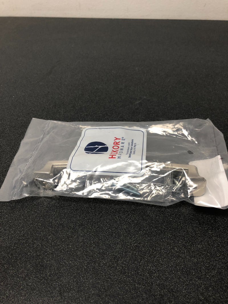 Hickory Hardware P3233-SN Bridges 5-1/16" Center to Center Bridge Style Bold Square Cabinet Handle / Drawer Pull - Satin Nickel