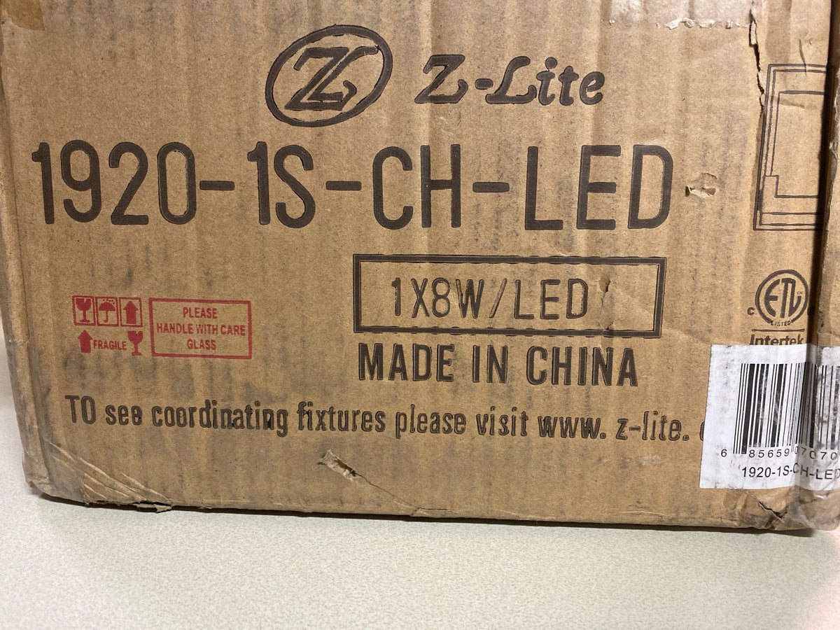 Z-Lite 1 Light Vanity 1920-1S-CH-LED