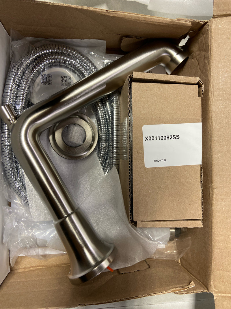 Delta T4736-SS Saylor 2-Handle Deck Mount Roman Tub Faucet Trim Kit with Hand Shower in Stainless (Valve Not Included)