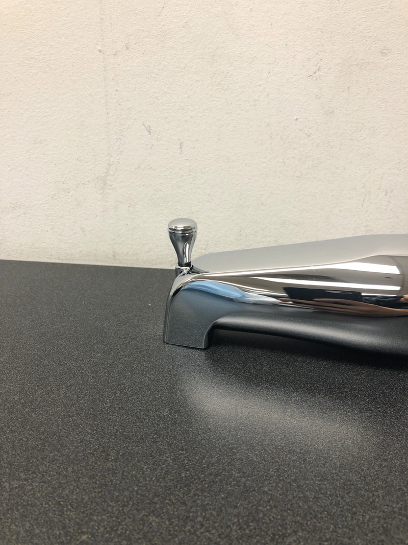 Kohler k-389-CP Classic 4-7/16 Inch Diverter Wall Mounted Tub Spout with NPT Connection - Polished Chrome