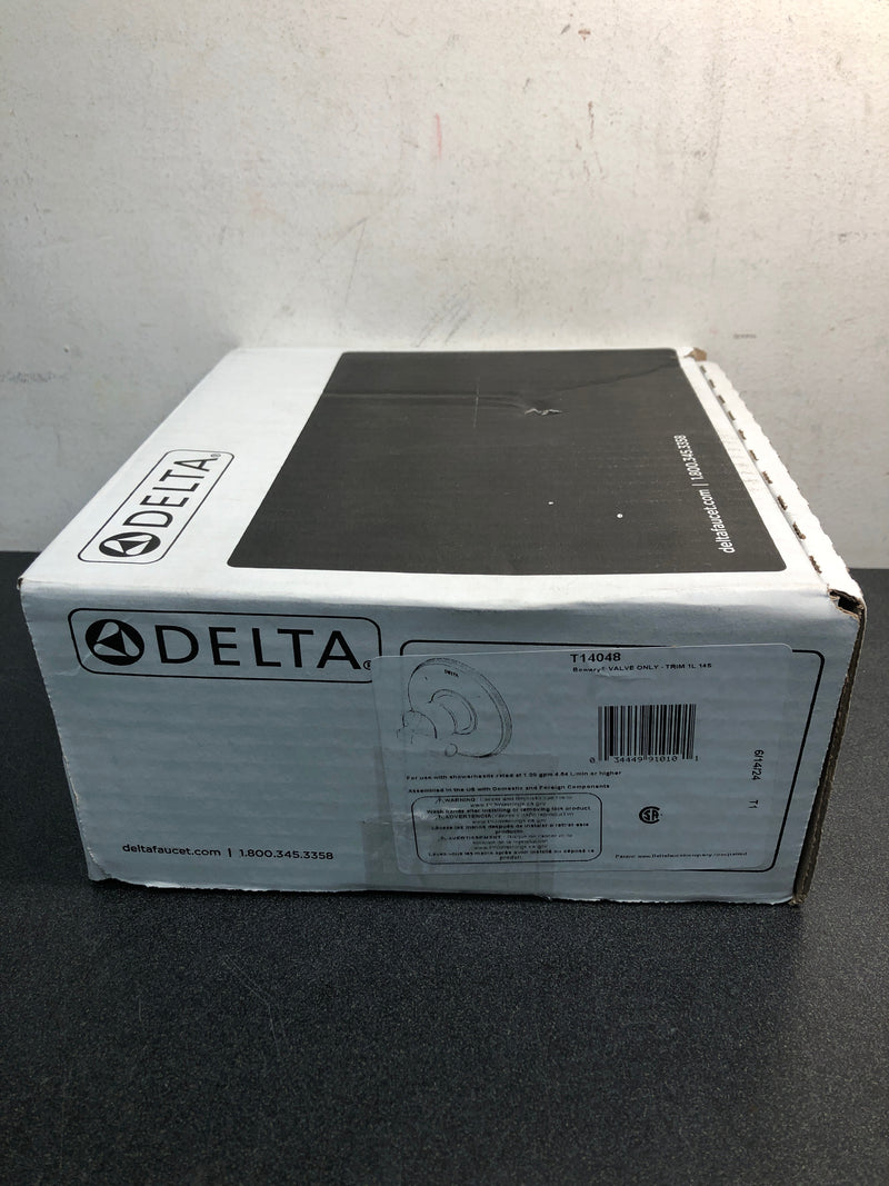 Delta T14048 Bowery Monitor 14 Series Single Function Pressure Balanced Shower Trim  - Less Rough-In Valve - Chrome