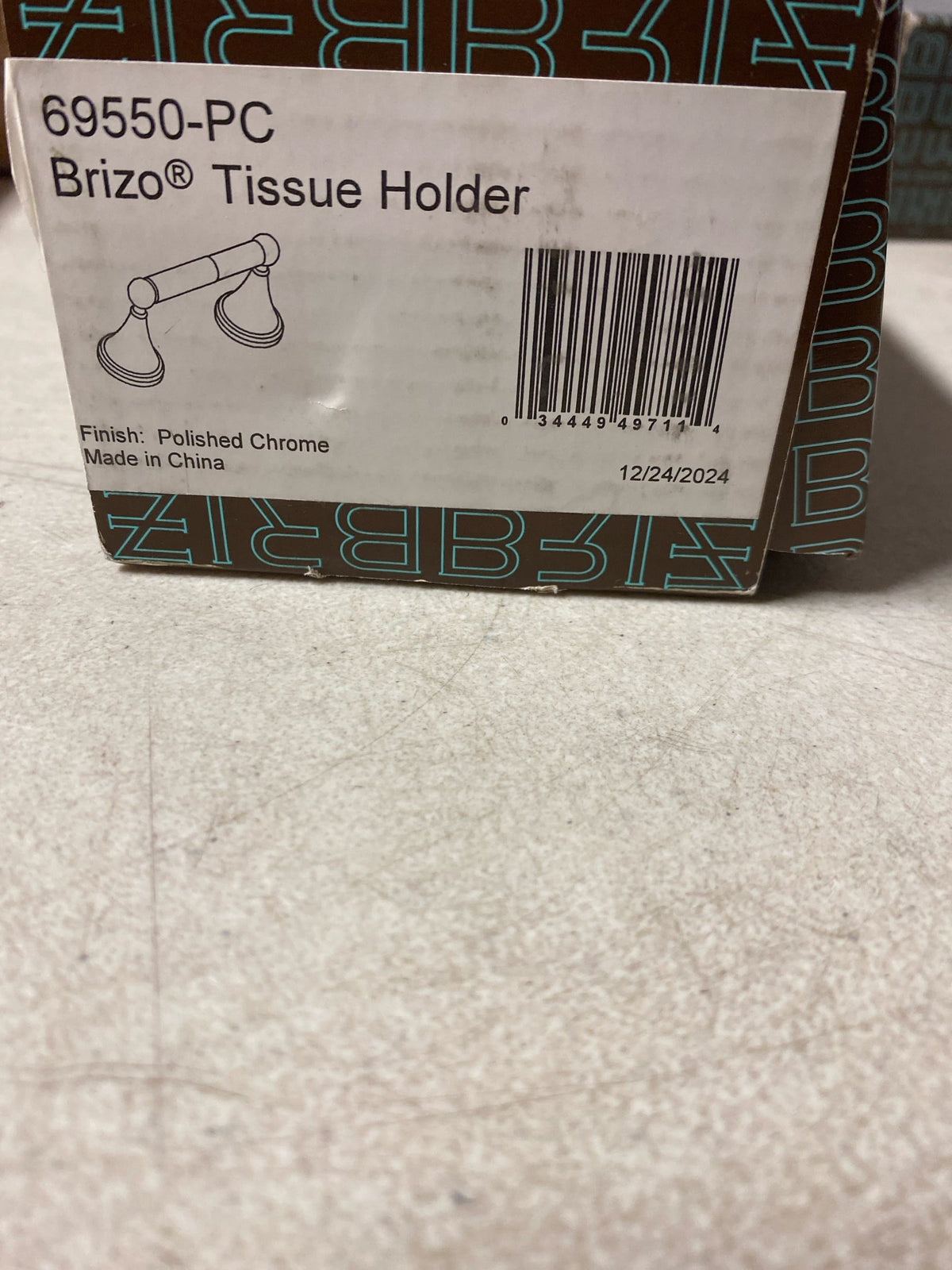 Brizo 69550-PC Traditional Double Post Tissue Holder - Chrome