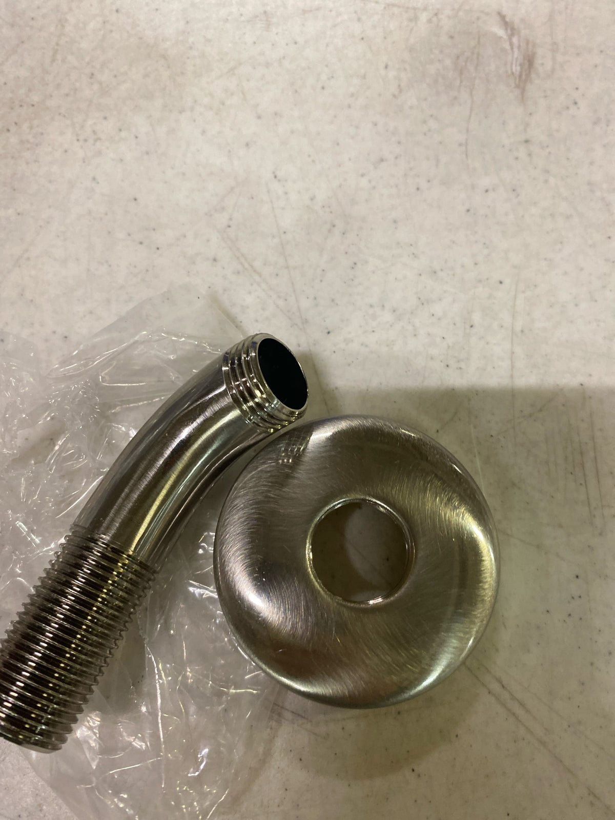 Jaclo 8025-SN All Brass Display Showerarm, Satin Nickel
