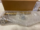 ICO Bath V63328 Volkano Summit 8" Towel Bar - PVD Brushed Gold