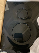 Kohler Flush Actuator Plate For 2"X 4" In-Wall Tank And Carrier System (Black/Black), K-75890-7
