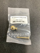 Alno A1030-PB/NL Knobs 5/8 Inch Round Sphere Solid Brass Ball Cabinet Knob / Ball Drawer Knob - Unlacquered Brass