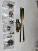 Signature Hardware 560243 Helmina 2 Inch Tall Cabinet Cremone Security Bolt - Antique Brass