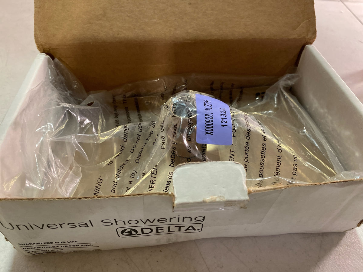 Delta RP91363CZPR Vero Gold 1-Spray Patterns 1.75 GPM 8.69 in. Wall Mount Fixed Shower Head in Lumicoat Champagne Bronze