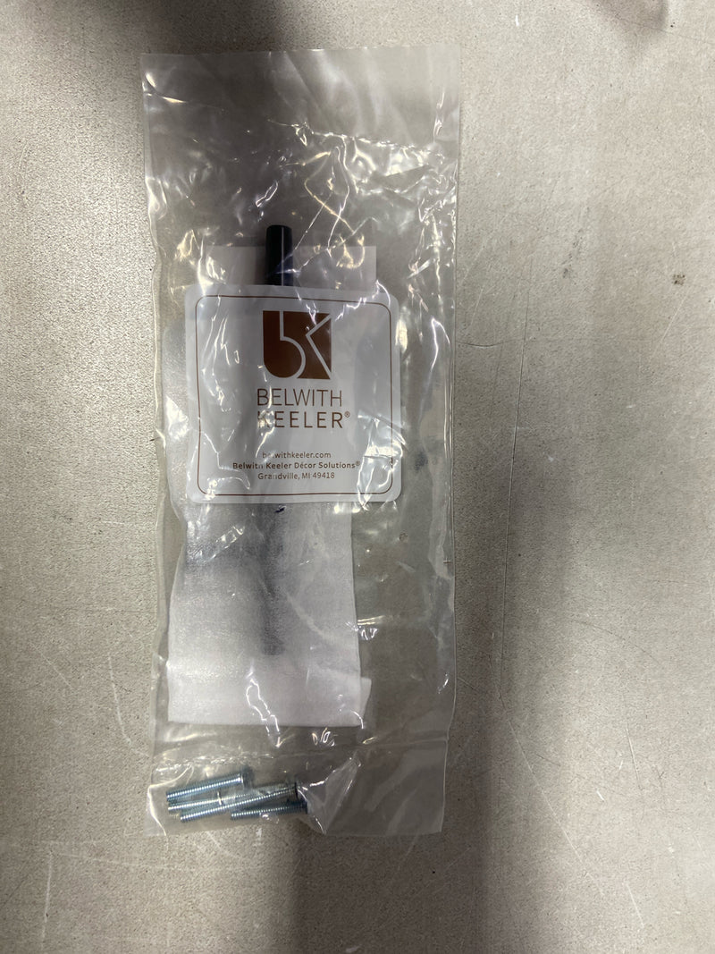 Belwith Keeler B076338-FO Wexler 3 Inch Center to Center Bar Cabinet Pull - Flat Onyx