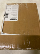 Amerock BH36062CMB Glacio 5-7/16 in. (138 mm) L Towel Ring in Clear/Matte Black