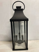 Capital Lighting 946431BK Bradford 3 Light 24" Tall Outdoor Wall Sconce - Black