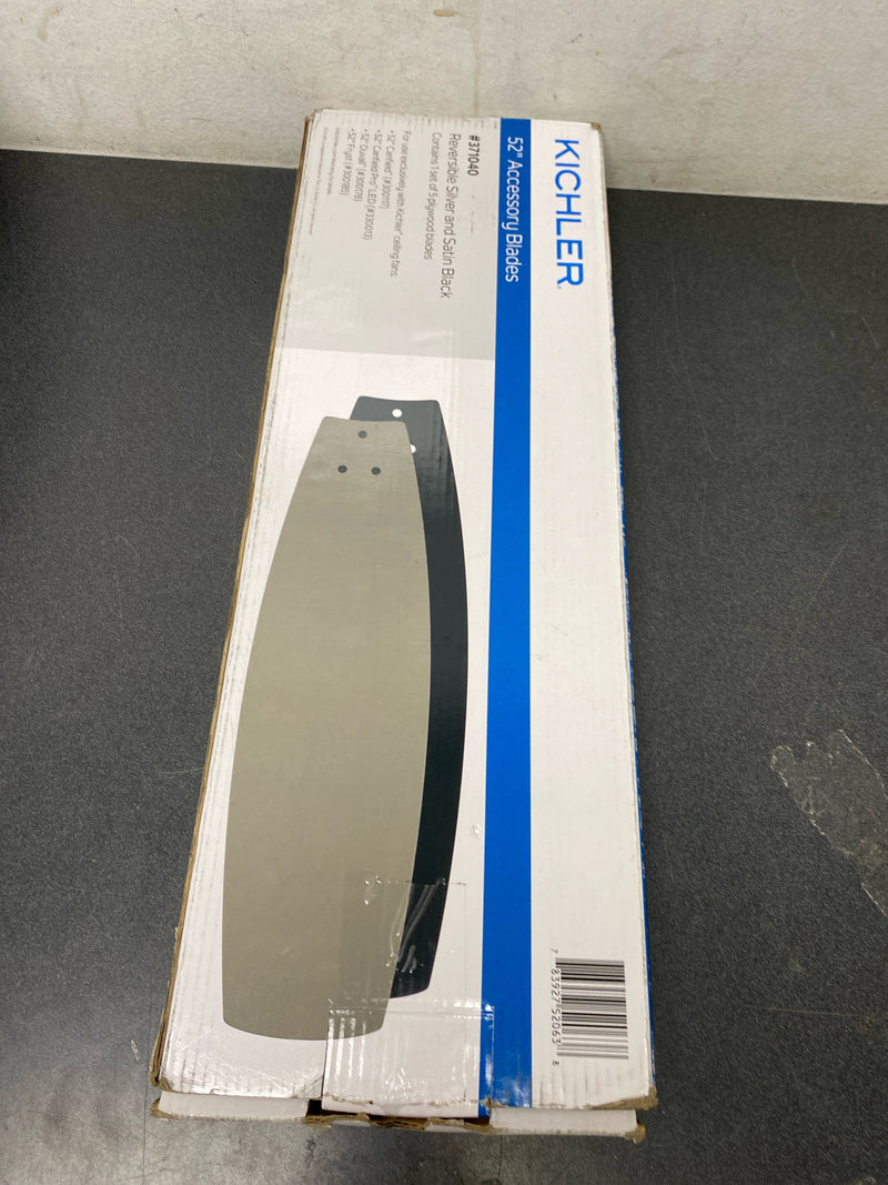 Kichler 371040 Canfield Set of (5) 21" Reversible Blades - Black