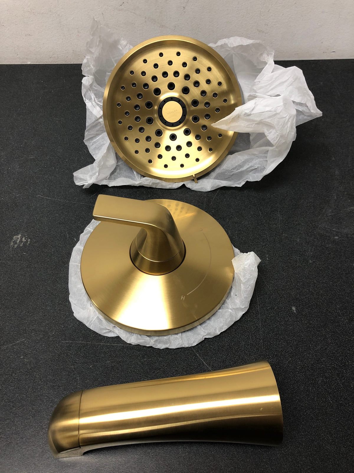 Glacier bay HD873X-5D4405 Dorind Single-Handle 1-Spray Tub and Shower Faucet 1.8 GPM in Matte Gold (Valve Included)