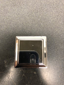Emtek 86296US26 Geometric Square 1-5/8 Inch Square Cabinet Knob from the Geometric Collection - Polished Chrome