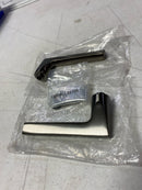 Baldwin 5162.MR Pair of Estate Levers Without Rosettes Locking/Latching Mechanism Purchased Separately - Graphite Nickel
