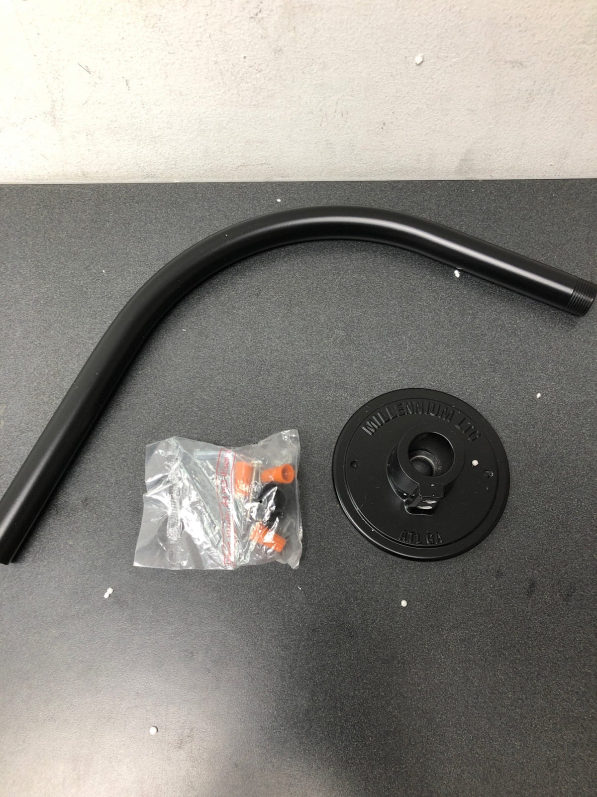 Millennium Lighting RGN12-SB RLM 13" Long Goose Neck Stem - Satin Black