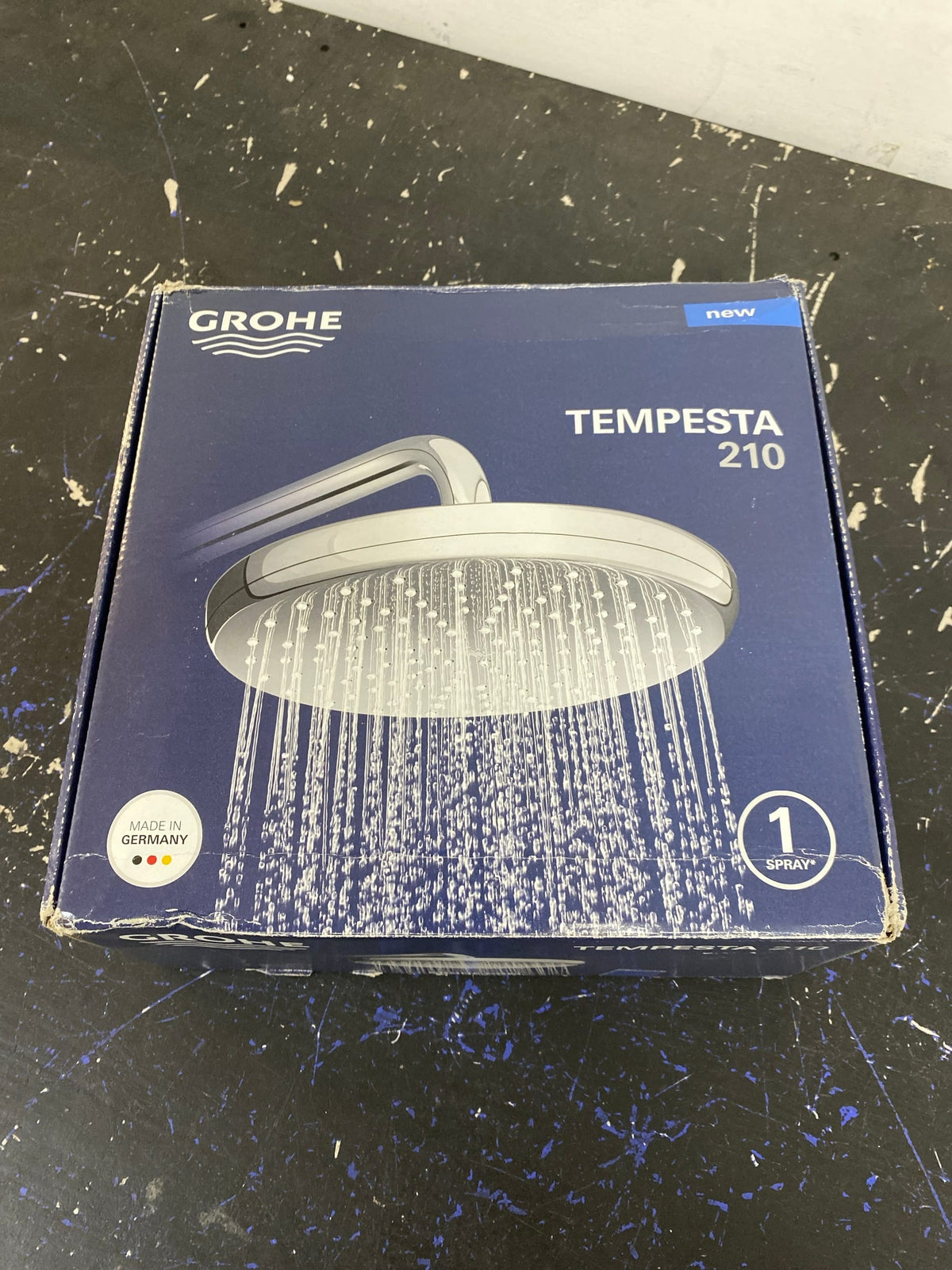 Grohe 26409000 Tempesta 1.8 GPM Rain Shower Head with EcoJoy, DreamSpray, and SpeedClean - Starlight Chrome