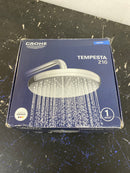 Grohe 26409000 Tempesta 1.8 GPM Rain Shower Head with EcoJoy, DreamSpray, and SpeedClean - Starlight Chrome