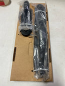 Emtek 452332US19 Greeley Double Cylinder Keyed Entry Sandcast Bronze Handleset - Flat Black