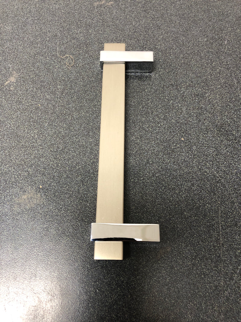Amerock BP36724SC26 Mulino 5-1/16 Inch Center to Center Bar Cabinet Pull - Silver Champagne / Polished Chrome