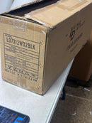 Elegant Lighting LD7312W32BLK Merrick 4 Light 9" Tall Bathroom Sconce - Black / Clear
