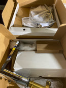 Kohler K-73078-4-CP Composed Deck Mounted Roman Tub Filler with Built-In Diverter - Includes Hand Shower - Polished Chrome