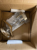 Millennium Lighting 46923-MG Asheville 3 Light 11" Wide Semi-Flush Drum Ceiling Fixture - Modern Gold