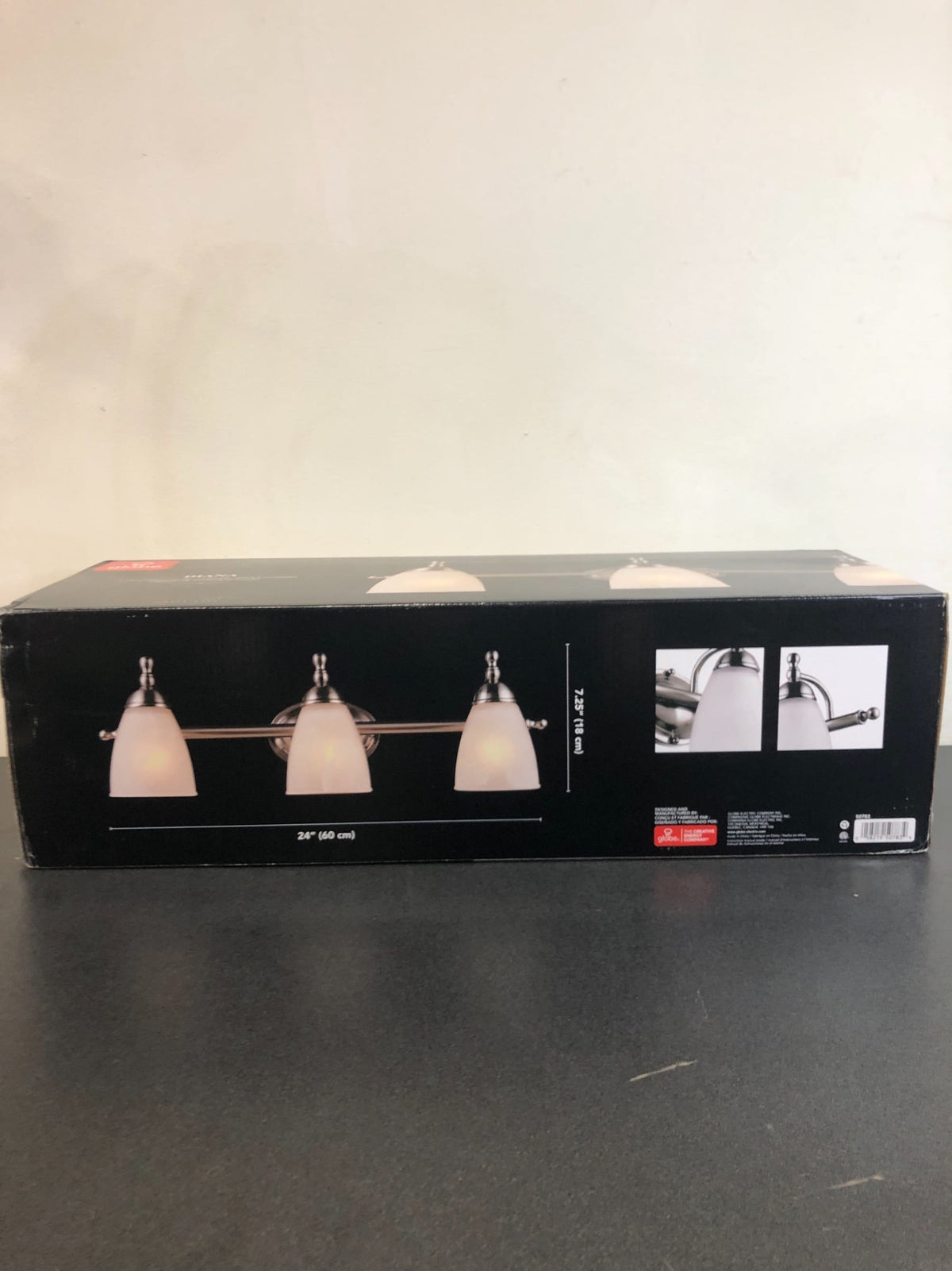 Globe Electric Diana 3 Light 24 Inch Wide Vanity Light with Adjustable Heads